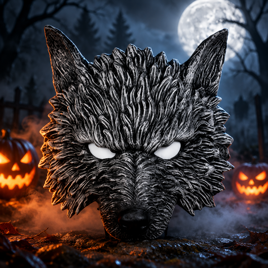 Masque Loup Argenté – Mousse Légère