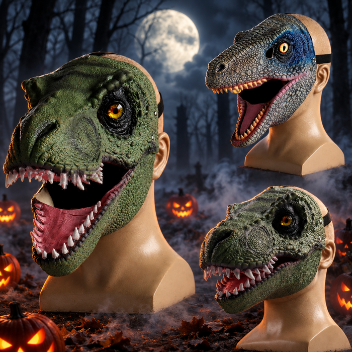 Masque Dinosaure Bouche Mobile – Latex
