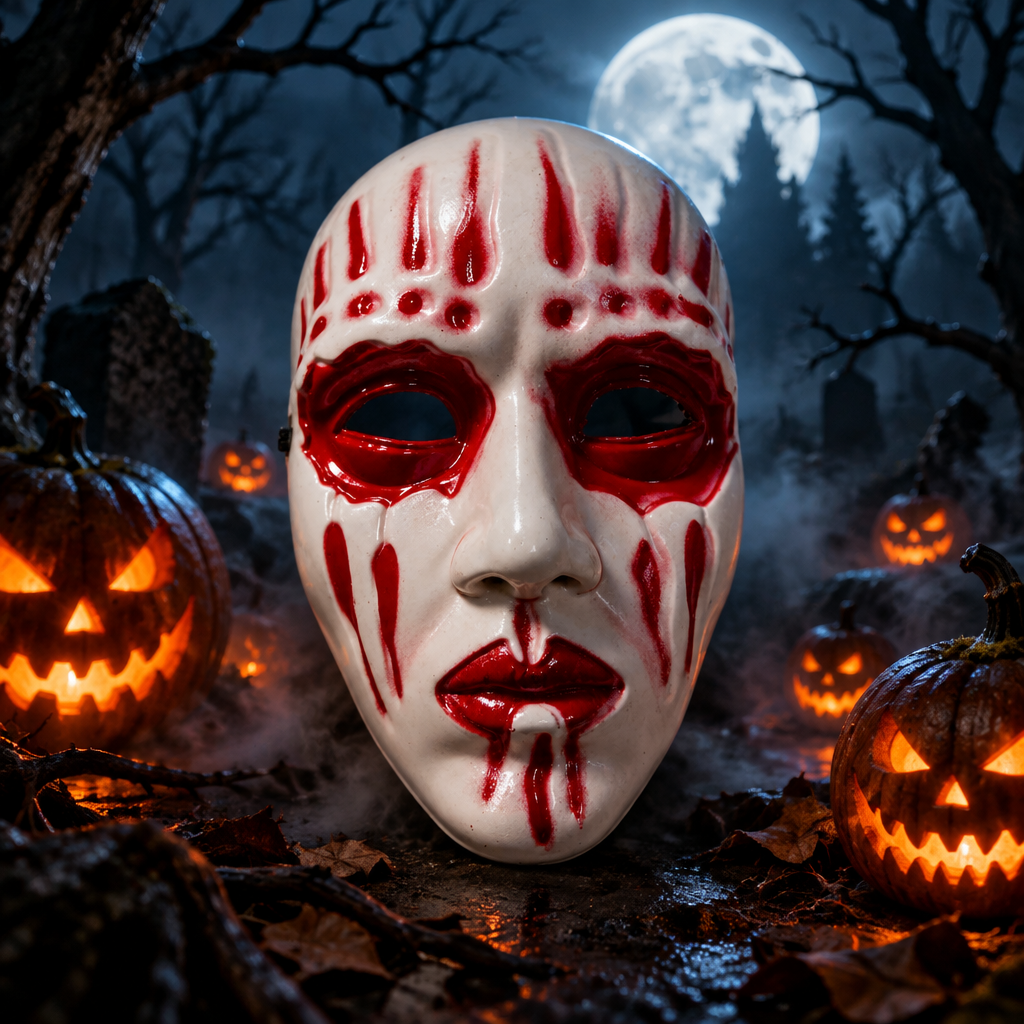 Masque Blanc Larmes de Sang